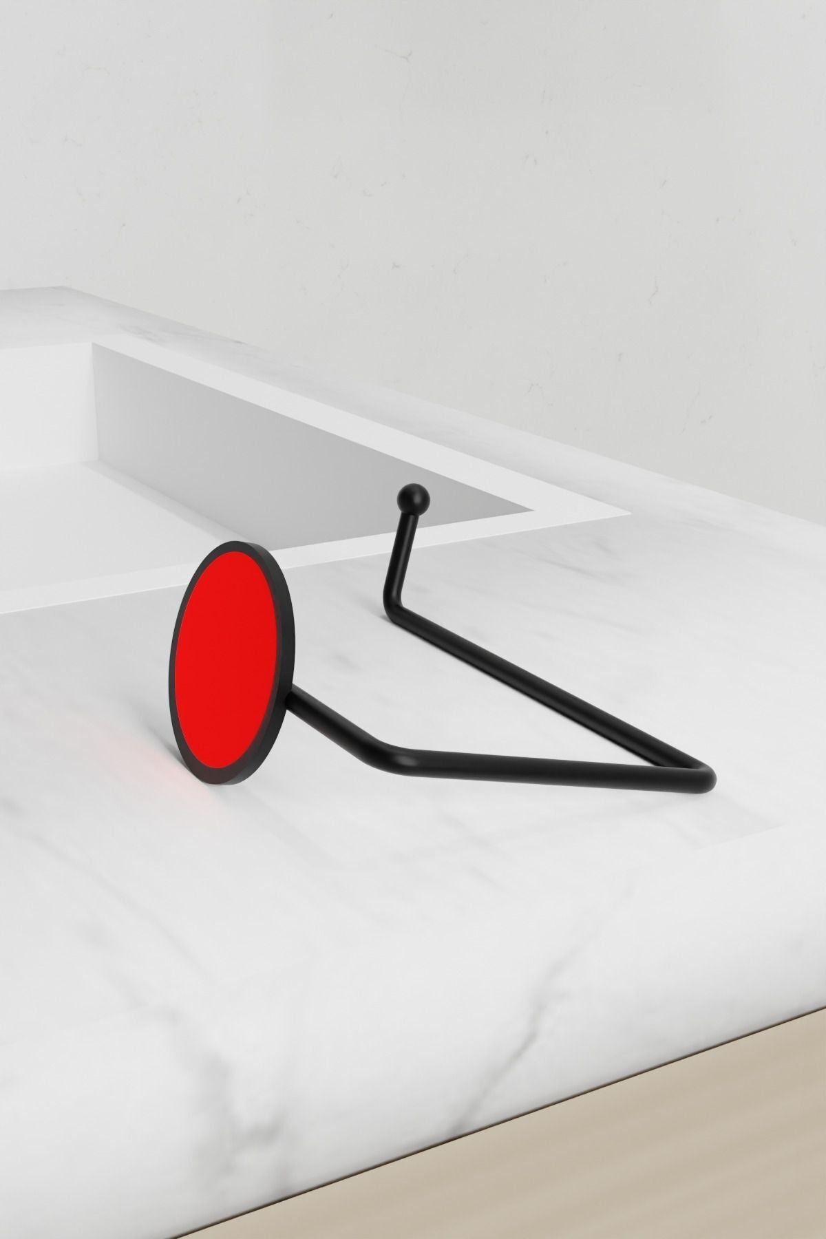 Siyah Şıklığı ile Montaj Gerektirmeyen Tuvalet Kağıtlığı Ergonomik Tasarım Wc Kağıtlık Askısı