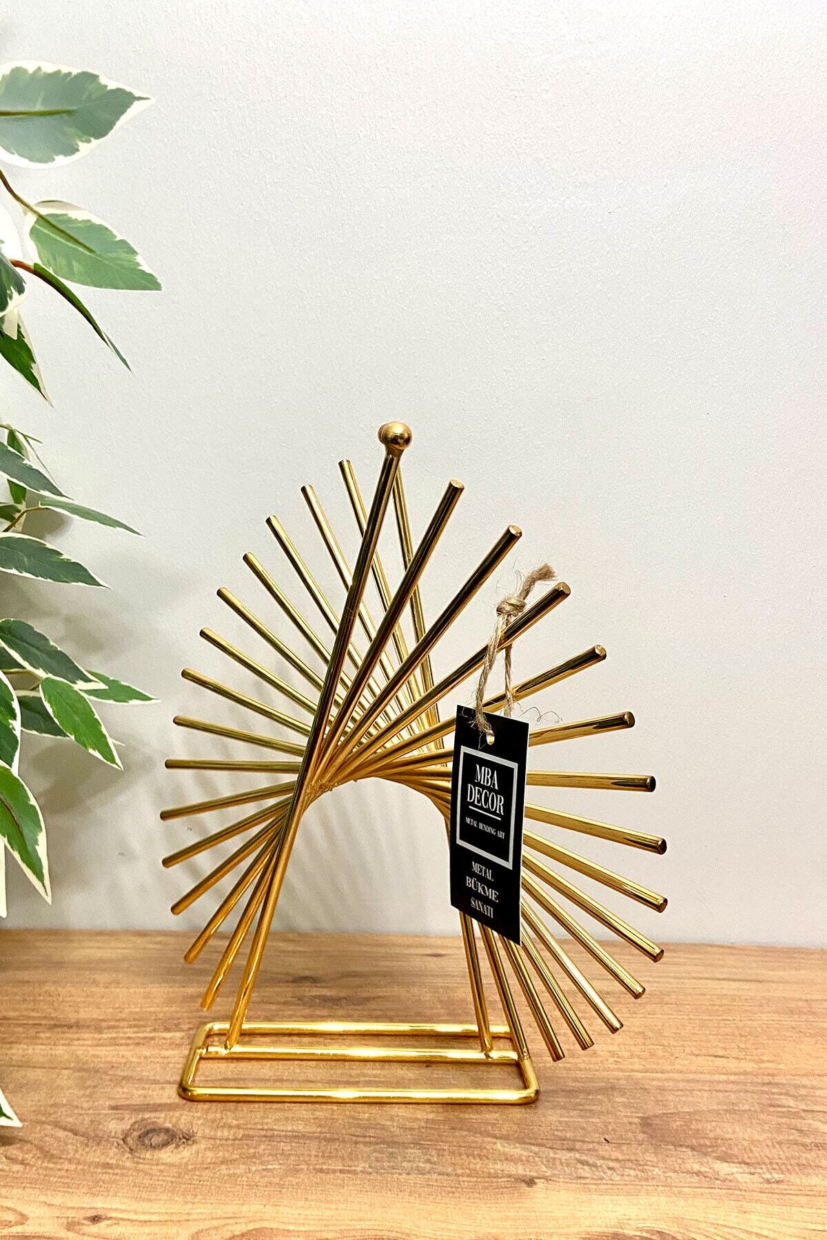 Xanthos Gold Paslanmaz Ev Dekorasyon Ofis Dekoratif Obje Dekoratif Ürün 30 Cm
