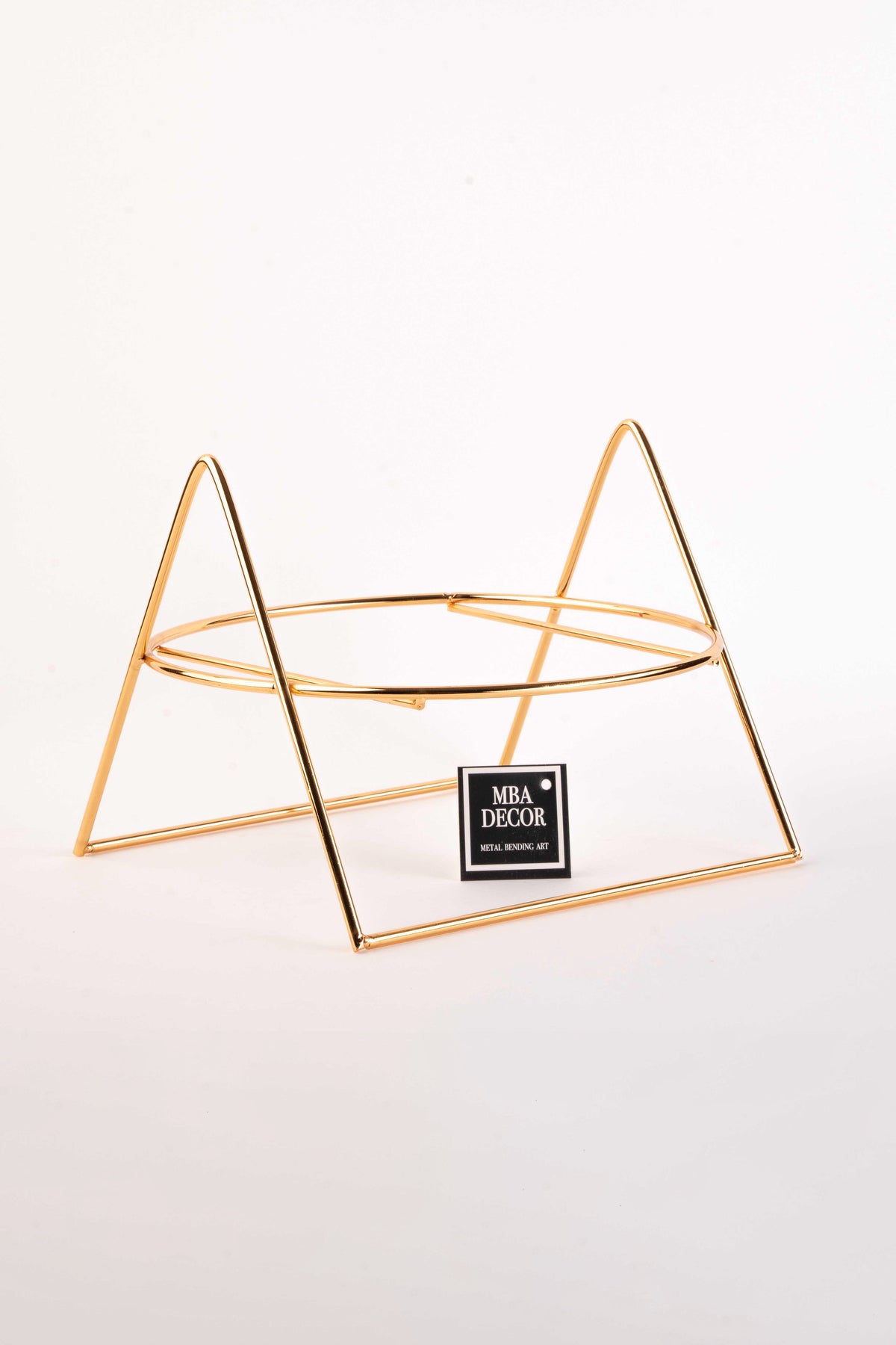 Gold Case Aynalı Kahve Yanı Sunumluk Hediyelik Dekorasyon Ikramlık Organizer Mdf Ahşap 26cm