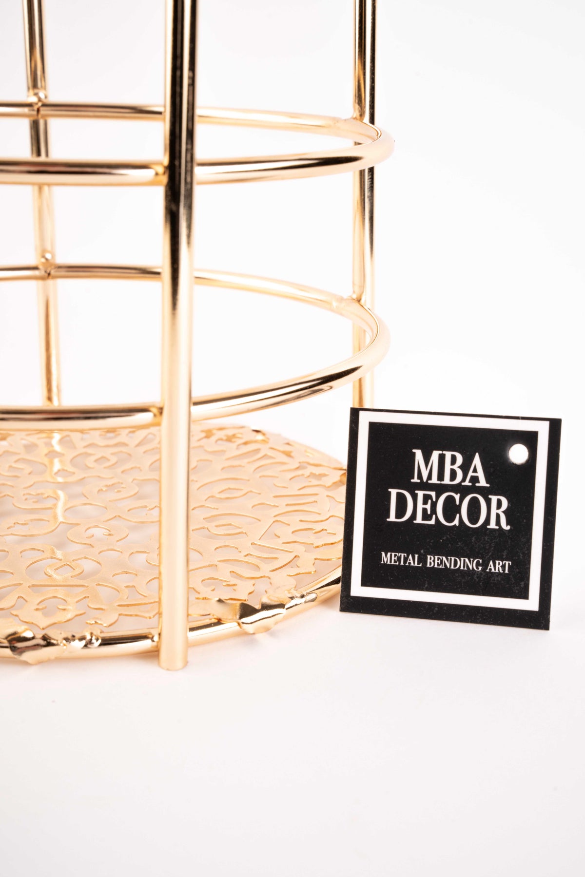 Gold Metal Kepçelik Kaşıklık Büyük Boy Organizer Düzenleyici Sofra Mutfak Dekorasyon 15x18cm