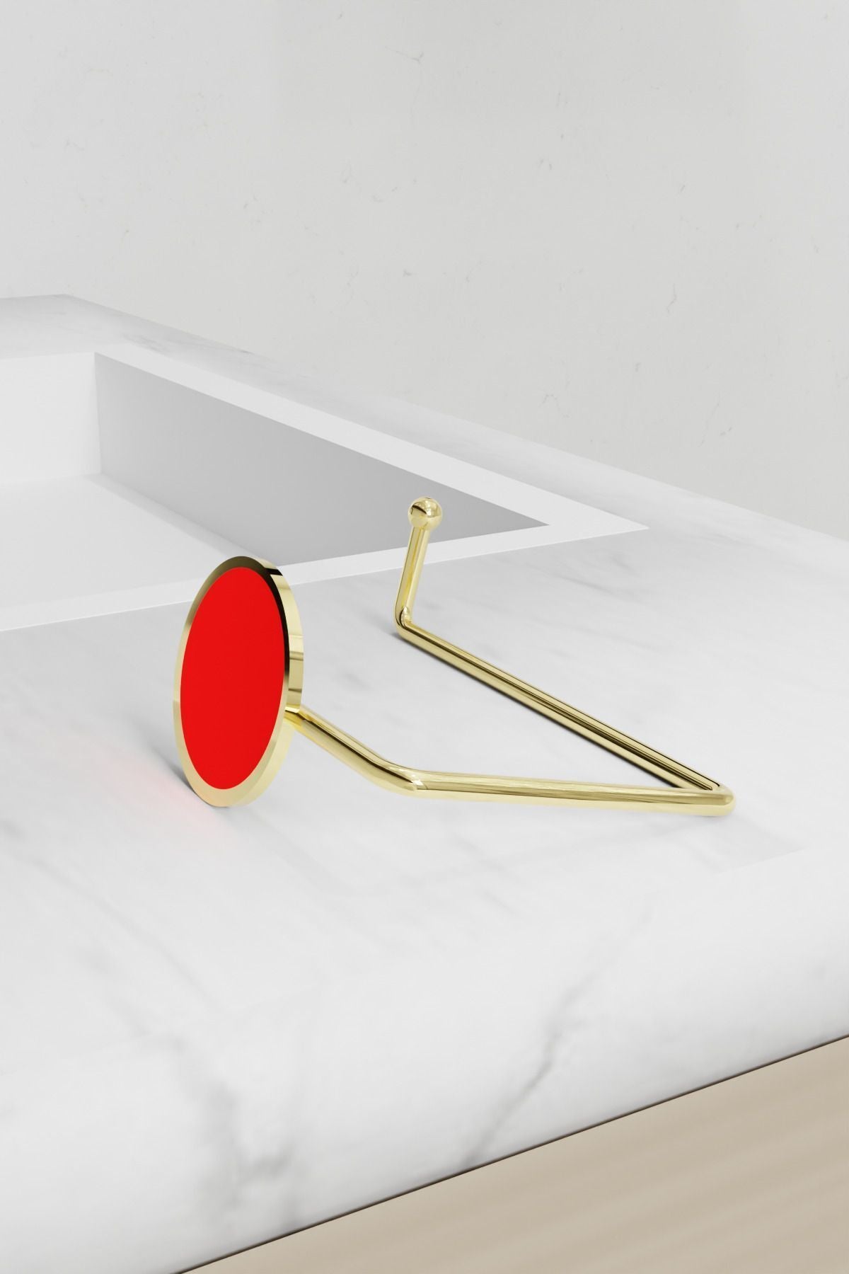 Gold Şıklığı ile Montaj Gerektirmeyen Tuvalet Kağıtlığı Ergonomik Tasarım Wc Kağıtlık Askısı