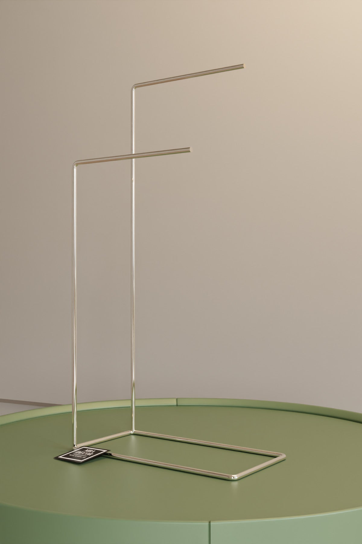 Gümüş Paslanmaz Çelik Banyo Askısı - Şık Dekoratif Havluluk ve Banyo Aksesuarı 40cm
