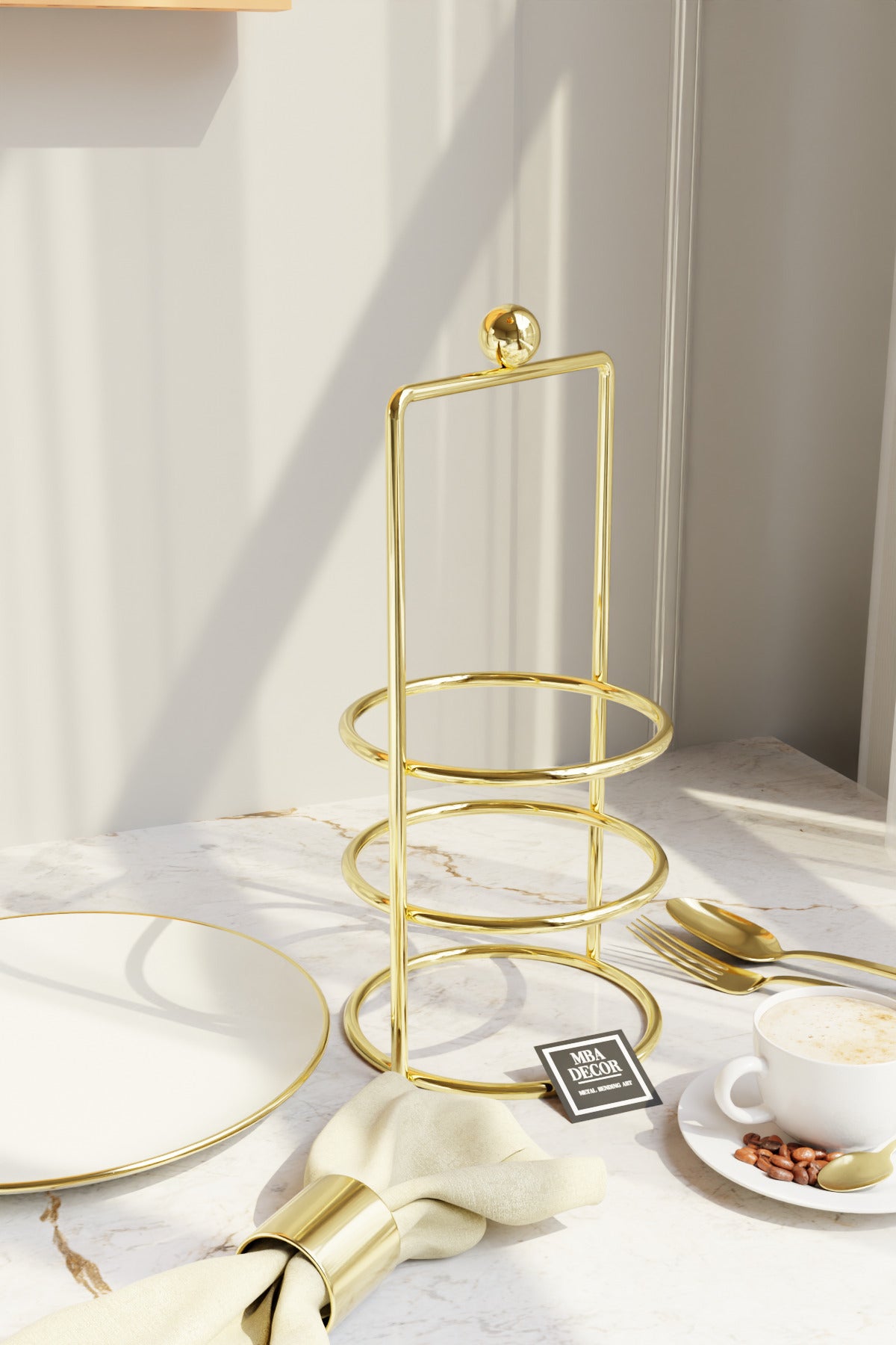 MBA Decor Siyah Gold Şekerlik – Modern Ayaklı Sunumluk & Lokumluk | Dekoratif Hediyelik